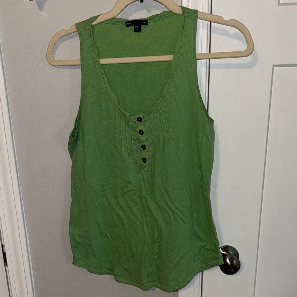 GAP Vibrant Green Tank Top
